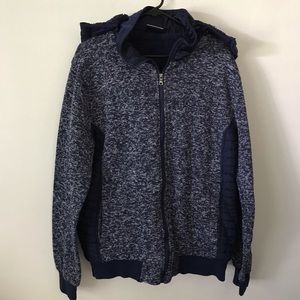 Go West heavy fleece lined jacket w/hood🧥